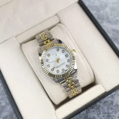 Women's steel band quartz watch, classic daily style