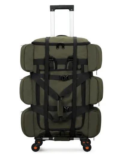 Trolley Travel Bag with 360° Wheels, Foldable, Large Capacity Luggage Bag - 1