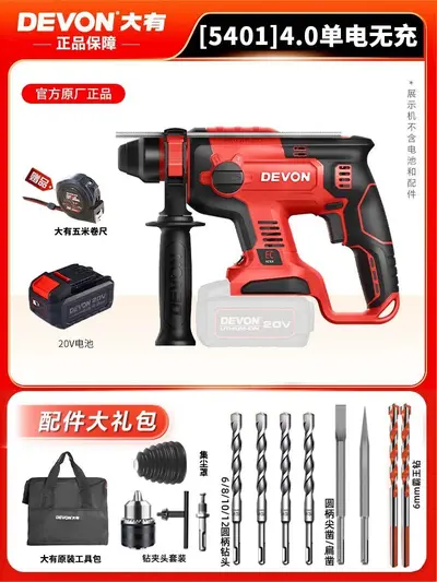 Набор аккумуляторного электроинструмента Dayou 5401, 20V Brushless, 4 предмета - 9