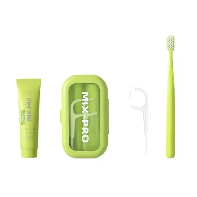 Travel Kit Portable Orthodontic Toothbrush Toothpaste Dental Floss Foldable Soft Bristle Toothbrush for Business Trips and Travel Wholesale