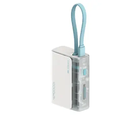 Power Bank Cooltech CP13 10000mAh со встроенным кабелем