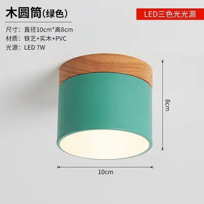 Nordic Modern Macaron Ceiling Light for Children's Room and Dining Room - 11