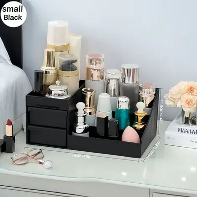 Schreibtisch-Aufbewahrungsbox Kosmetik-Aufbewahrungsbox Frisiertisch-Regal (FBA-kompatibel) Schlafsaal-Hautpflege-Organizer - 11