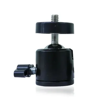 Canlı yayın tripod fotoğrafçılığı aksesuarları metal sıcak ayakkabı küçük gimbal el tipi evrensel dönüş 360 derece metal gimbal
