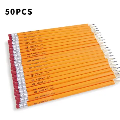 HB Pencil Yellow Hexagonal Barrel for School Exams - 8