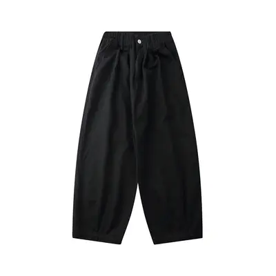 OREETA丨Japon Tarzı Bol Paça Pantolon Kadın Gevşek Spor Street Dance Pantolon Siyah Marka Bol Paça Rahat Pantolon Erkek