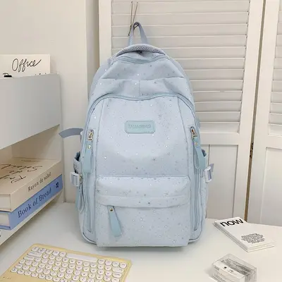 Starry Sky Women's Backpack, Large Capacity Lightweight School Bag - 7