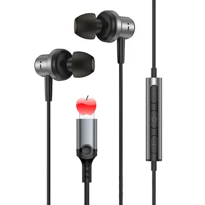 Sınır ötesi uygulanabilir Apple bilgisayar kablolu kulaklıklar toptan kulak içi kulaklıklar ağır bas canlı oyun kablolu kulaklıklar