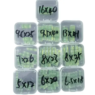 1000 pcs Mini Bubble Level, Cylindrical Spirit Vial for Photo Frame Installation