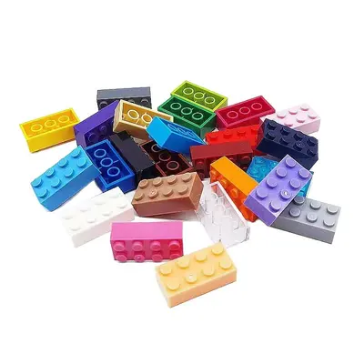 LEGO 3001 Uyumlu Kalın Tuğla Yapı Taşları, 2x4 Delikli, Küçük Parça - 5