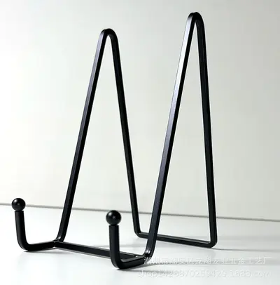 Cross-border popular photo frame bracket, new square iron decorative plate certificate display stand, N-shaped mobile phone iron bracket - 7