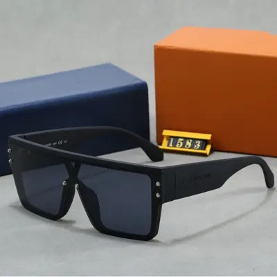 1583 UV Protection Pilot Sunglasses with Large TR90 Frame - 1