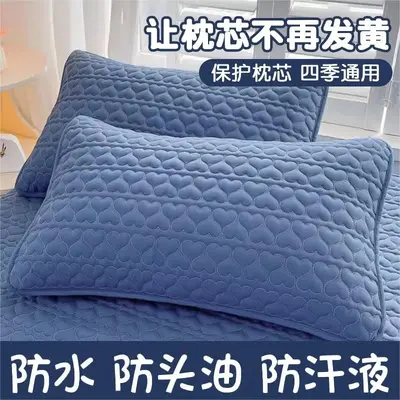 Chenxin Pillow Protector Cover 48x74 cm, Pair Pack, Anti-Drool and Anti-Hair-Oil - 2