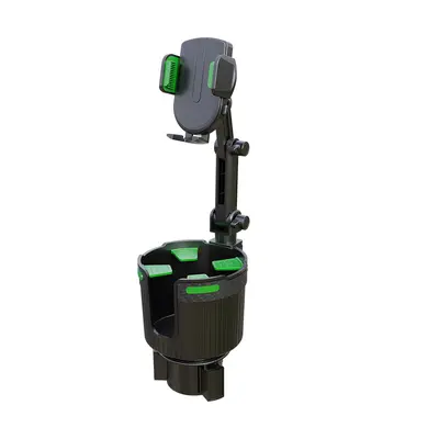 Insulated Large Car Cup Holder with Phone Holder Feature - 8