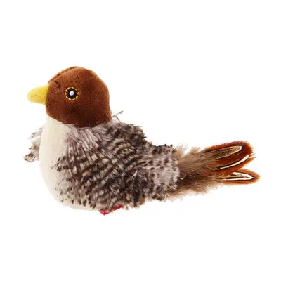 GiGwi Cat Toy, Realistic Chirping Bird with Cat Teaser Wand - 7