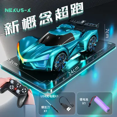 Gesture-Controlled Four-Wheel Drive Drift RC Stunt Car Toy with Lights - 8