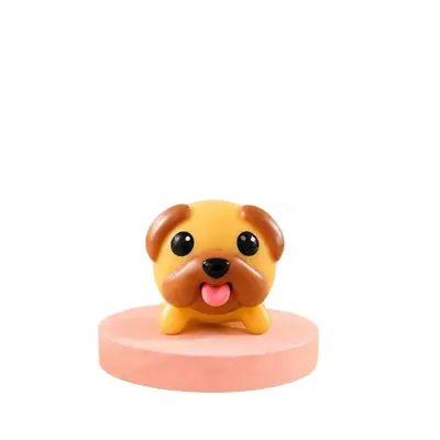 Majigou Nienie Le Tongue-Out Vinyl Puppy Stress Relief Toy Cute Funny Healing Decompression Figure Small Gift
