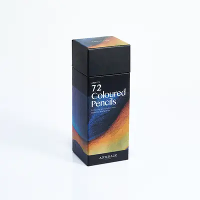 Cross-border popular stationery colored pencil wholesale set 72 colors oil-based colored pencils drawing colored pencils designer drawing pencils - 7