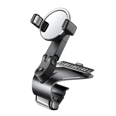 Car Dashboard Phone Holder Rotating Universal HUD Mount - 6