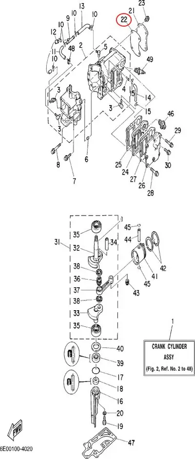 Zhai Mo DEMONS Dıştan Takma Motor Silindir Kapağı Contası 6E3-11193-A1