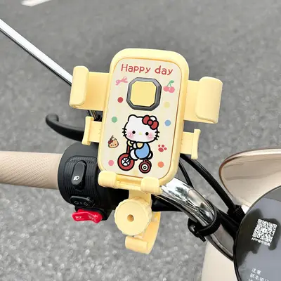 Cartoon-Elektrofahrzeug-Handyhalter für Fahrrad und Motorrad