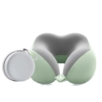 Memory foam U şekilli yastık, seyahat, taşınabilir, katlanabilir - 6