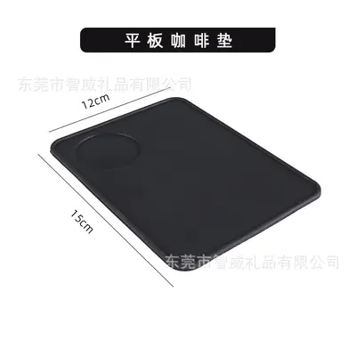 Coffee Bar Anti-Slip Mat Flat Mat Corner Tamping Mat Silicone Portafilter Tamping Mat Coffee Handle Tamping Pad In Stock
