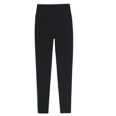 Damen Hai-Muster Leggings, hohe Taille mit Bauchkontrolle, elastisch - 6
