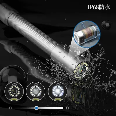 HD pipe inspection endoscope, 5mm cable, HVAC and pipe maintenance