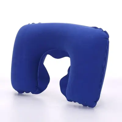 PVC Kadife Şişirilebilir U Şeklinde Yastık Boyun Yastığı Seyahat U Şeklinde Yastık Yaşlık Havacılık Yastığı Uçak Yastığı Seyahat Yastığı Şişirilebilir Boyun Yastığı - 7
