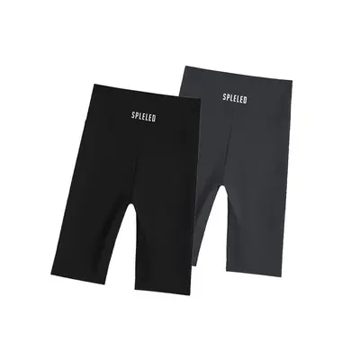 Women's Thin Summer High-Waist Five-Point Shark Leggings, Tummy-Control Yoga Cycling Pants - 6