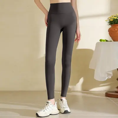 Women's Yoga Set, Long Sleeve Quick-Dry Running Top with Waist Cinch - 12