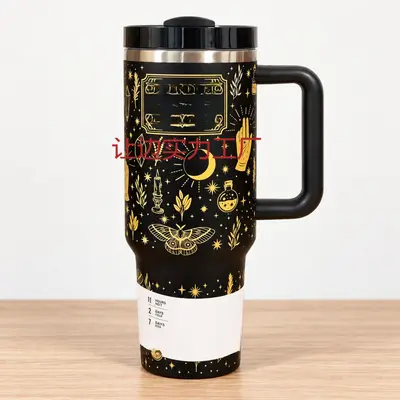 40 oz paslanmaz çelik buz bardağı, saplı, 304, pipetli