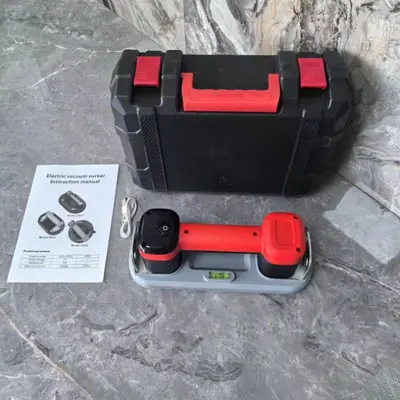 Electric Vacuum Lifting Pump with Digital Display for Glass and Tile - 10