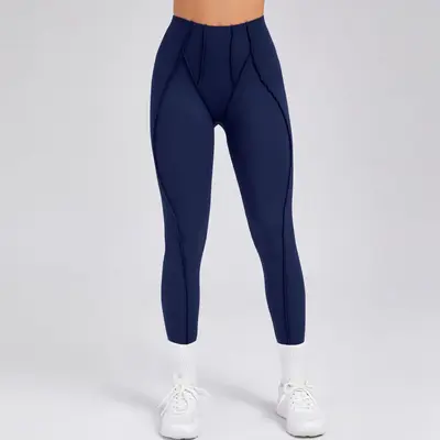 Sport-Yogahose mit 3D-Optik, schmal geschnitten - 10