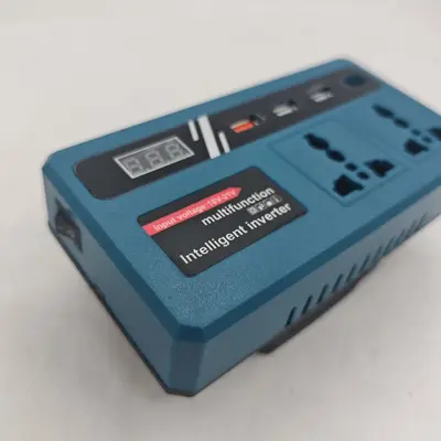Intelligenter Lithium-Akku-Wechselrichter 18-21V, AC220V, Type-C und Doppel-USB 5V - 3