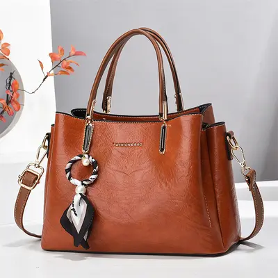 Moda Kadın Tek Omuz Çantası, Büyük Hacim, Askılı El Çantası, Model 21209 - 6