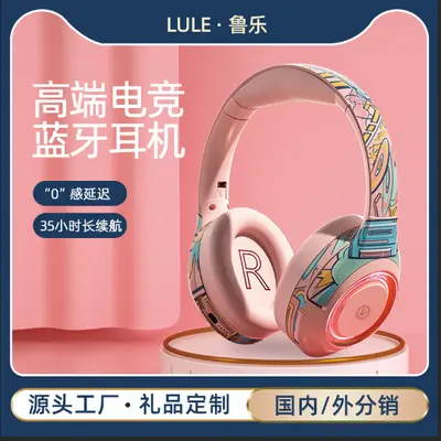 LULE Kabelloses Bluetooth-Kopfhörer Over-Ear Kabelgebundenes Gaming-Headset für Computer E-Sport-Kopfhörer Wasserdicht Sport Amazon Hot Model - 2