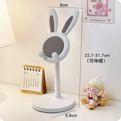 Phone holder, foldable telescopic, desktop and tablet stand - 13