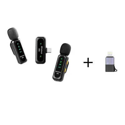 Grenzüberschreitiges Mini-Funkhals-Mikrofon mit digitalem Display-Ladeschacht für Live-Videoaufnahmen, Rauschunterdrückung und Funk-Lavaliermikrofon - 9
