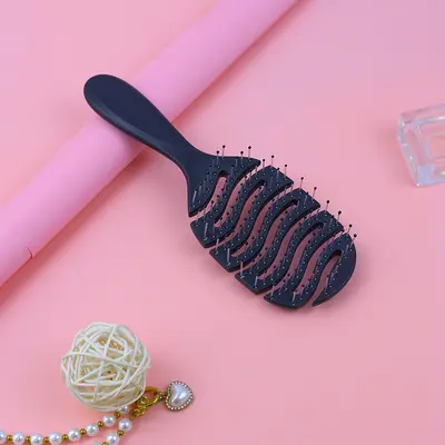 Plastic Hollow Comb, Anti-Tangle Massage and Volumizing - 9