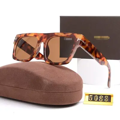 Große Unisex-Sonnenbrille mit UV-Schutz, Modell 5083 - 9