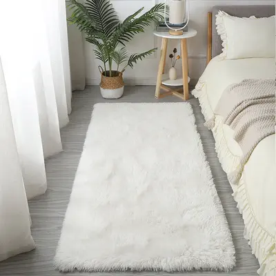 Scandinavian Style Home Rug, Silk Wool Blend, for Living Room and Kids' Room - 7