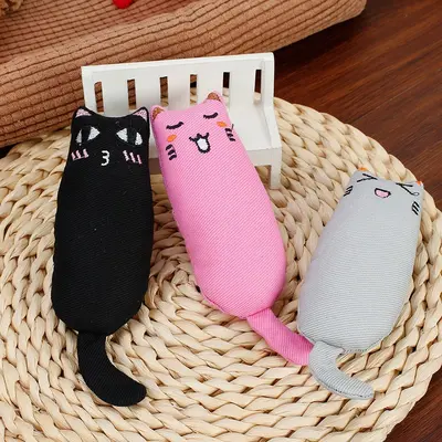 厂家批发宠物猫咪玩具搞怪玩具发声尖叫毛绒玩具磨牙洁齿猫狗玩具
