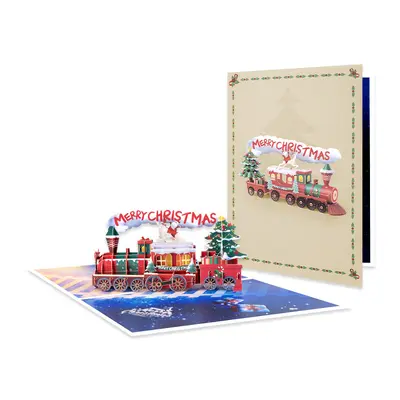 2026 Christmas 3D Pop-Up Greeting Card, Handmade - 10