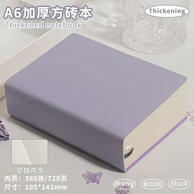 A6 Extra Thick Blank Sketchbook, Small Square Format - 12