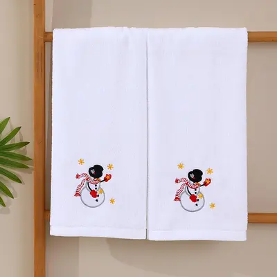 Cotton kitchen towel, 40×65 cm, embroidered - 7