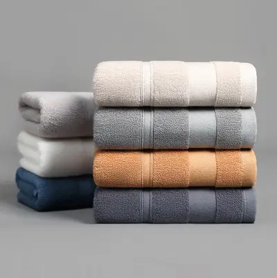 Bath towel set, 100% cotton, thick - 2