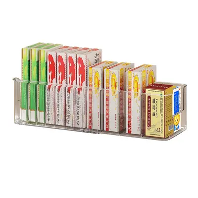 可伸缩橱柜收纳盒抽屉分隔式厨房整理盒桌面零食药品收纳筐储物盒 - 6