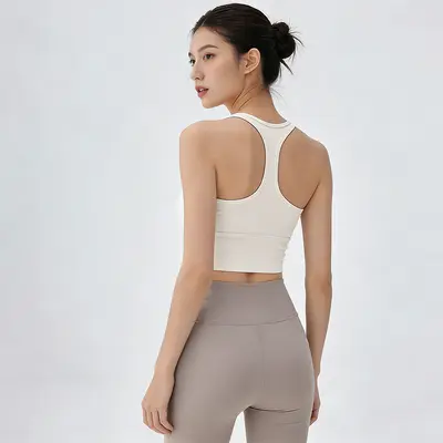 High-Support Women's Running Sports Bra, Shockproof, Shaping, for Pilates and Yoga - 1